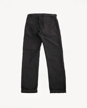 01-5032-61S - Fatigue Pants Reverse Sateen - Slim Fit - Black