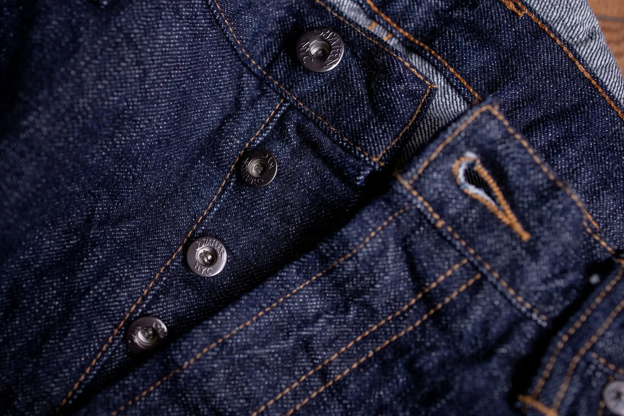 3sixteen CT-100xk - Rinsed Indigo Kibata