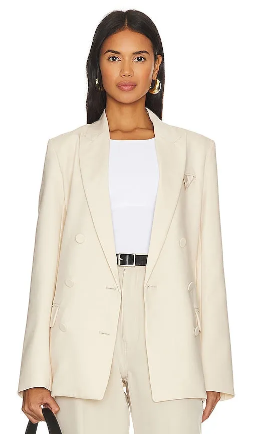 Bardot Sloane Classic Blazer in Beige