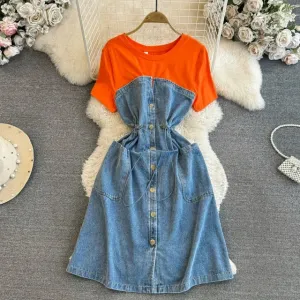 Denim dress