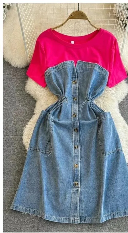 Denim dress