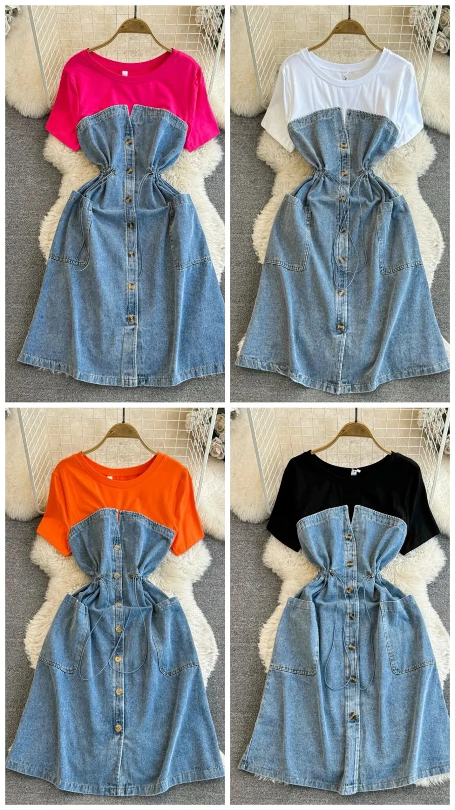 Denim dress