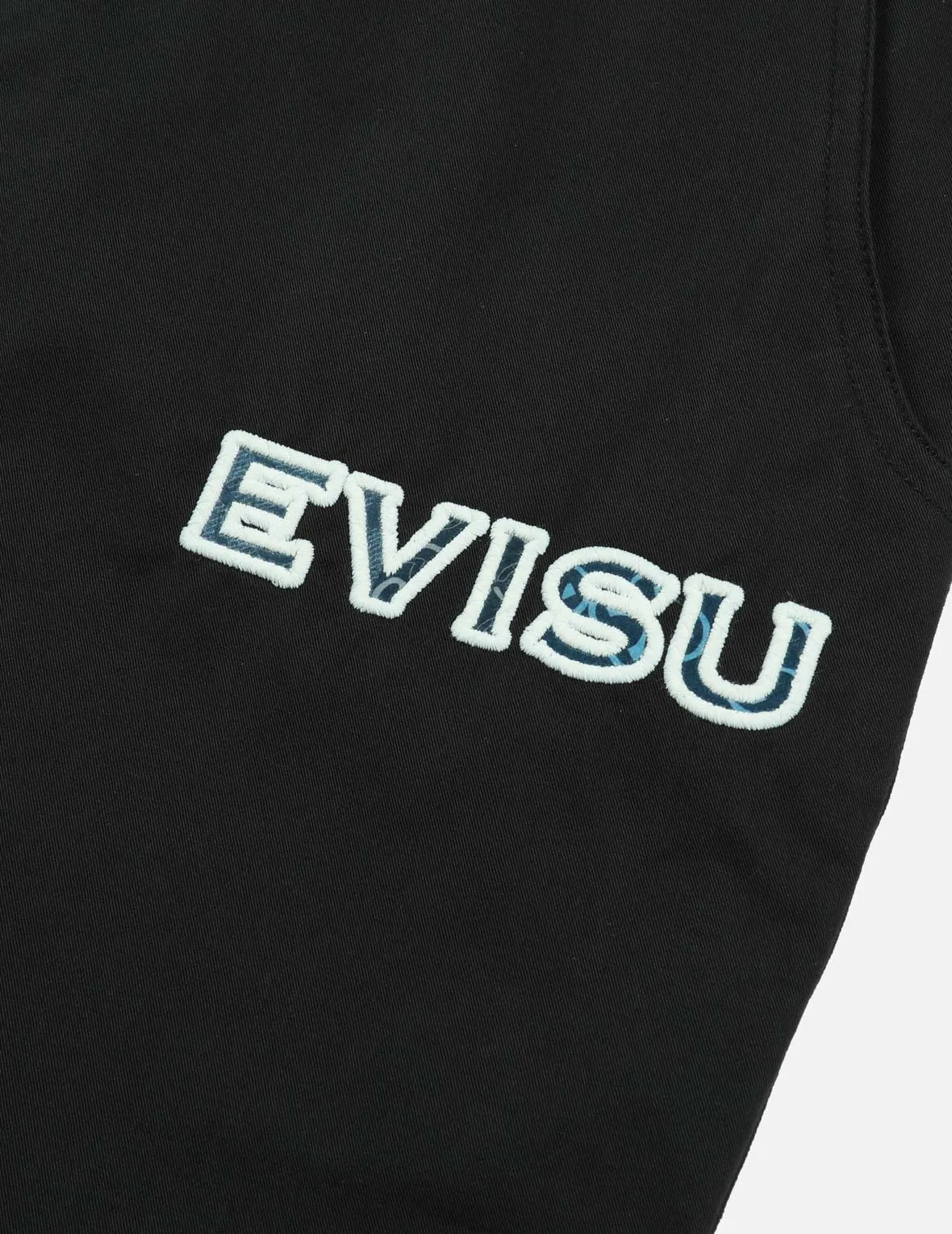Logo and Seagull Patchwork Appliqué Loose Fit Joggers