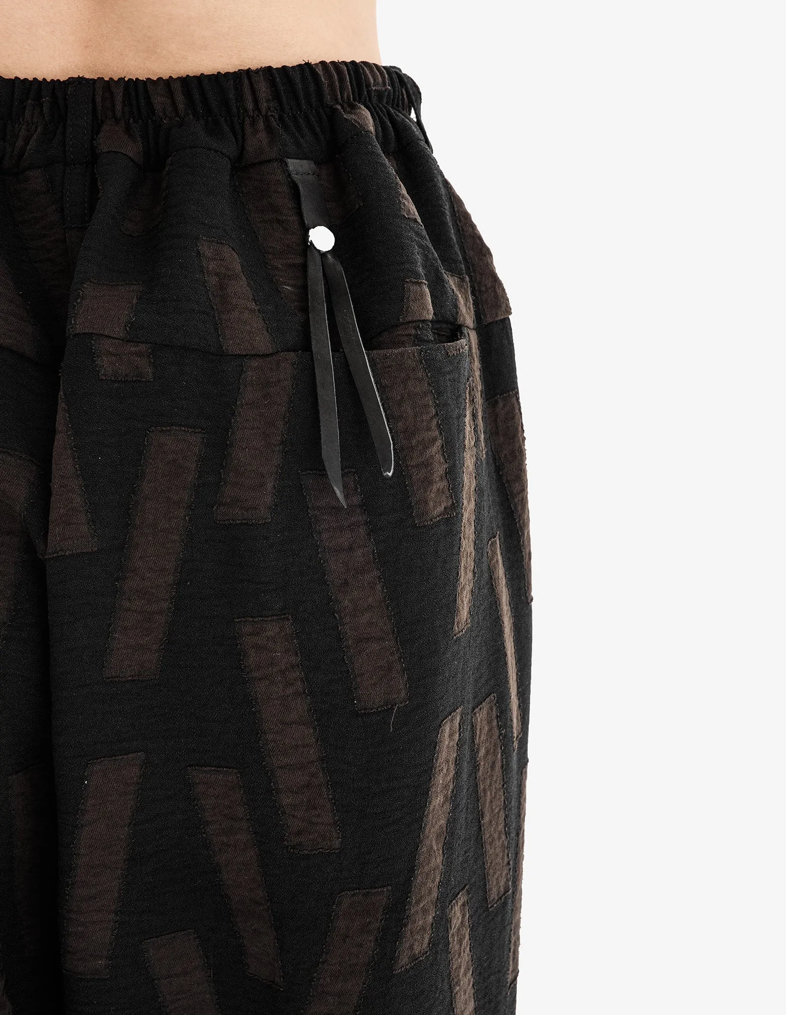 Loose Fit Cropped Trousers