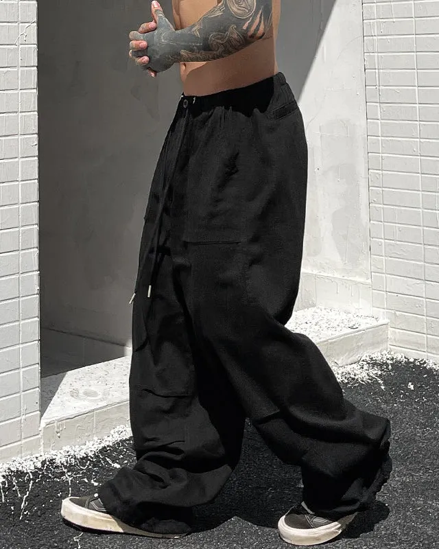 Loose-fit Paratrooper Pants