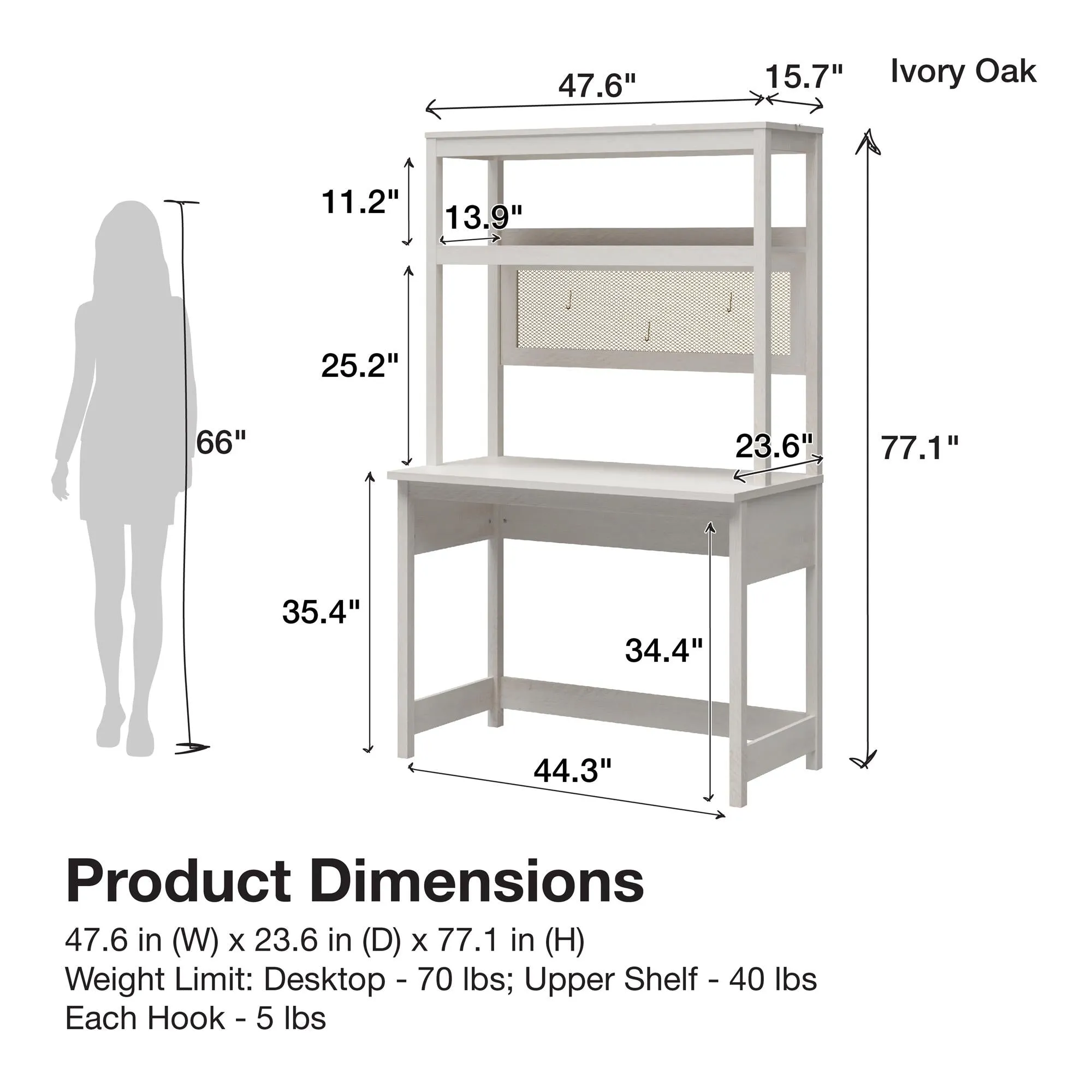 Tess Standing Desktop & Workstation with Modular Storage Options